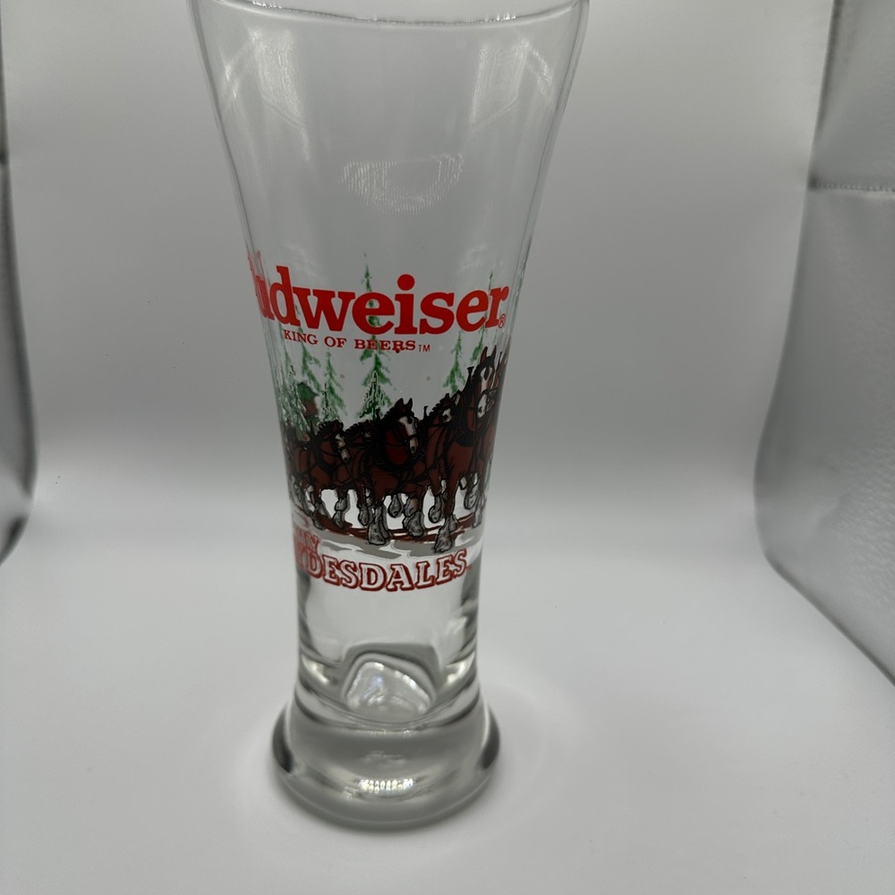 Vintage Budweiser Clydesdale Glass (set of 2)